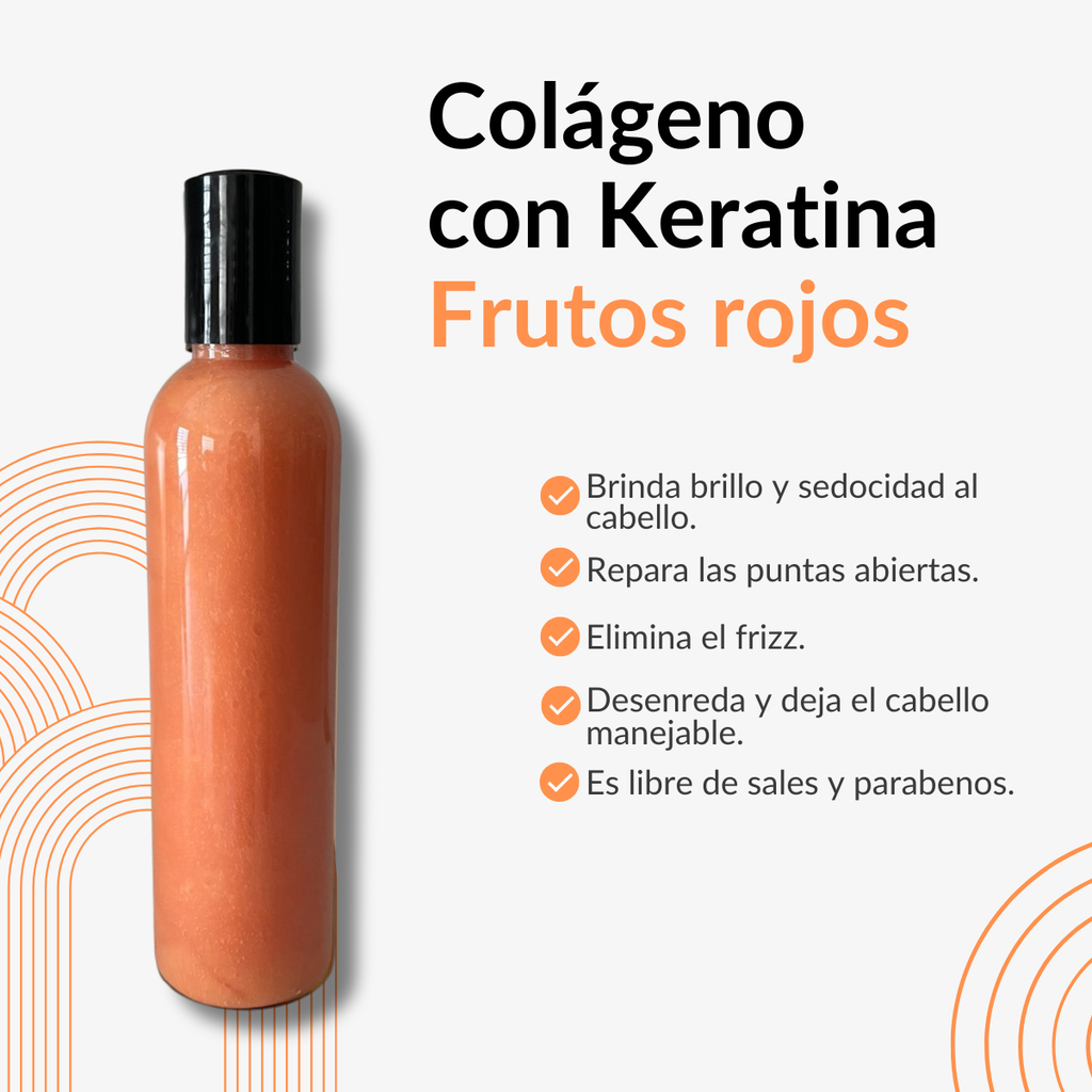 KERATINA CON COLAGENO FRUTOS ROJOS 250 G (SIN ETIQUETA)
