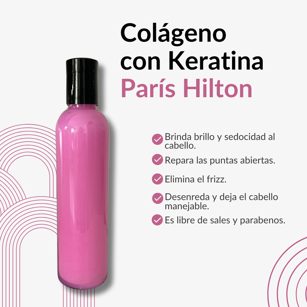 KERATINA CON COLAGENO PARIS HILTON 250 G (SIN ETIQUETA)
