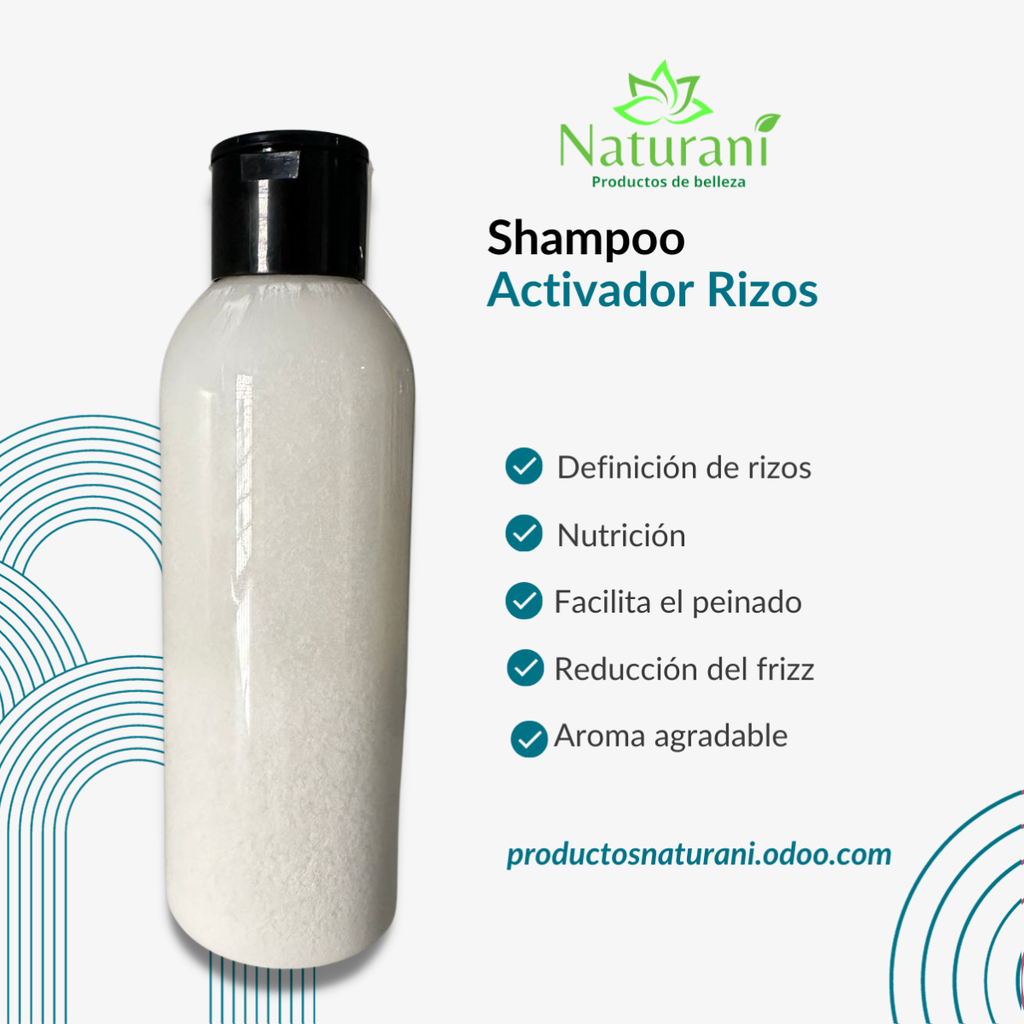 SHAMPOO ACTIVADOR DE RIZOS  500 ML (SIN ETIQUETA)