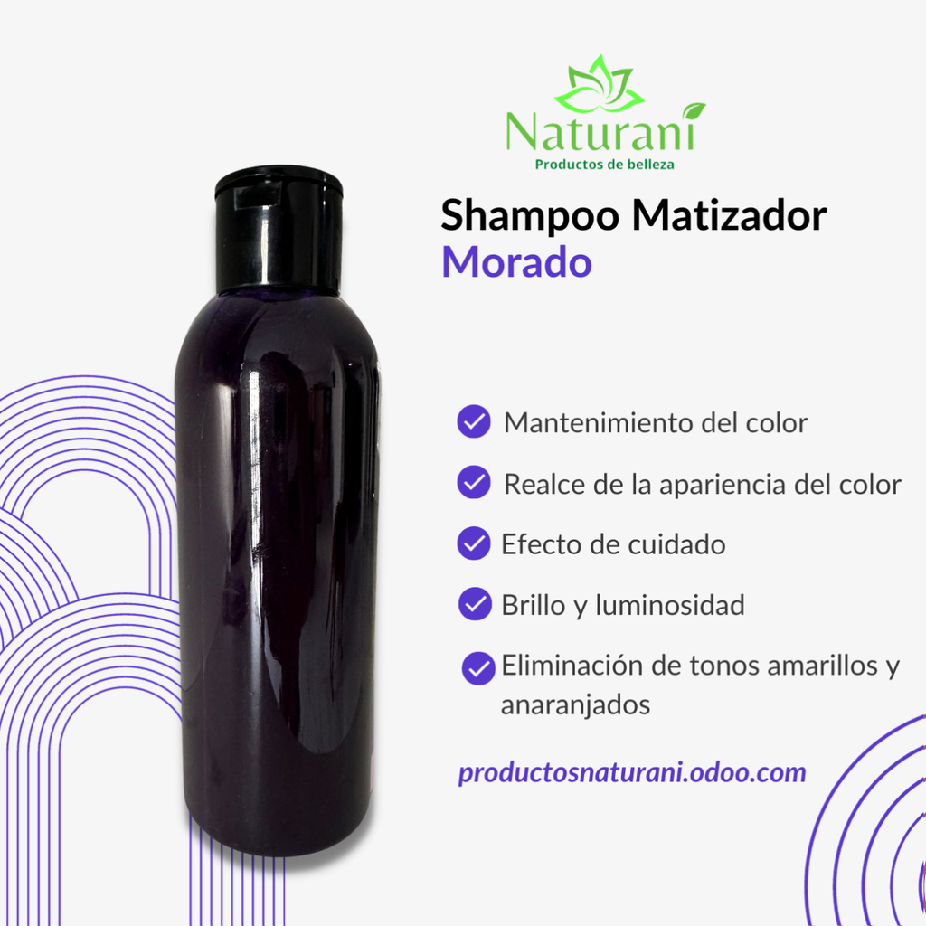 SHAMPOO MATIZADOR MORADO 500 ML (SIN ETIQUETA)