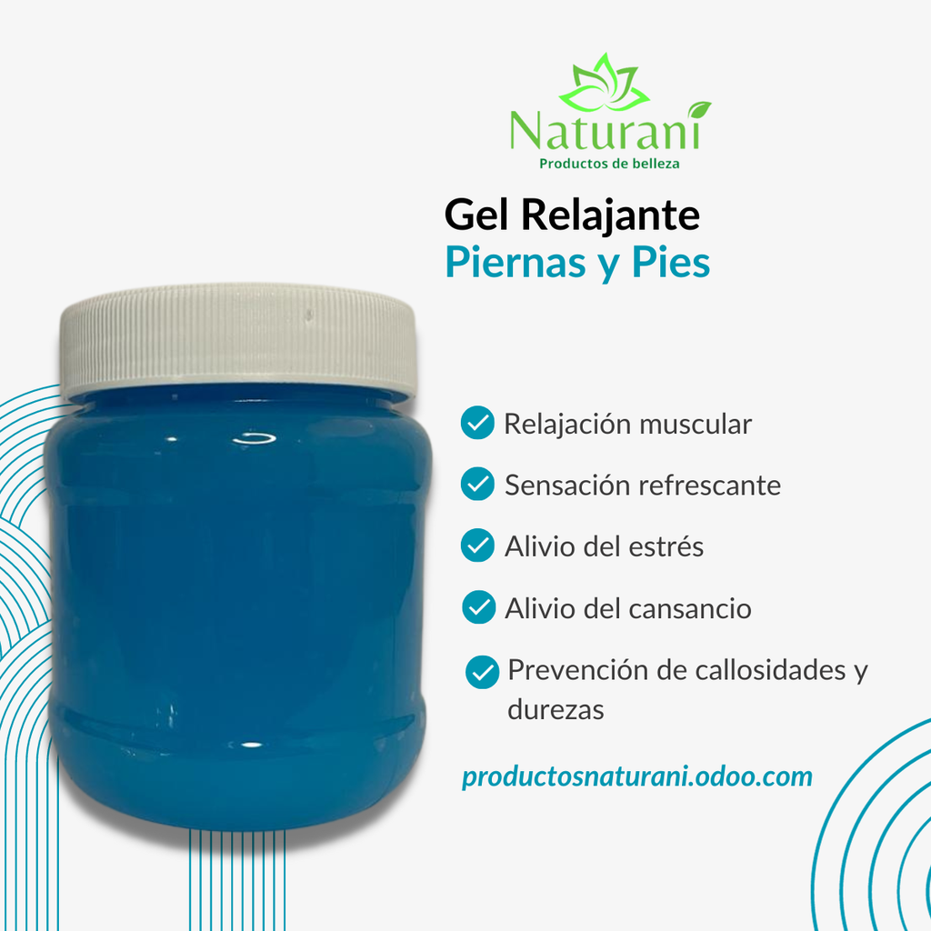 GEL RELAJANTE DE PIERNAS Y PIES 250 G (SIN ETIQUETA)