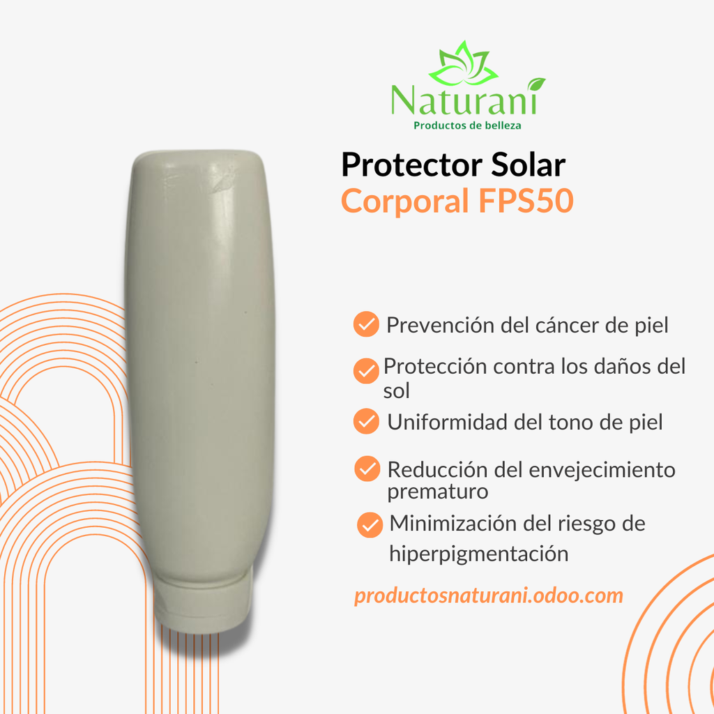 PROTECTOR SOLAR CORPORAL 50 FPS 150 ML (SIN ETIQUETA)