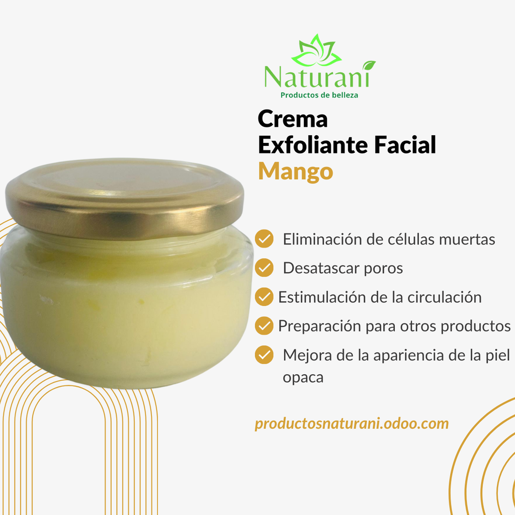 CREMA EXFOLIANTE DE MANGO 120 G (SIN ETIQUETA)