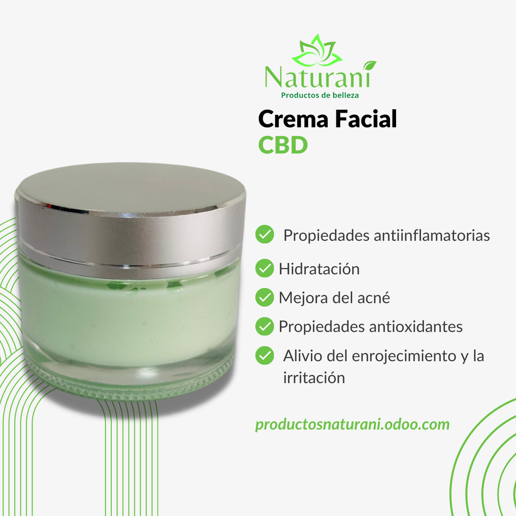 CREMA FACIAL DE CBD 50 G (SIN ETIQUETA)