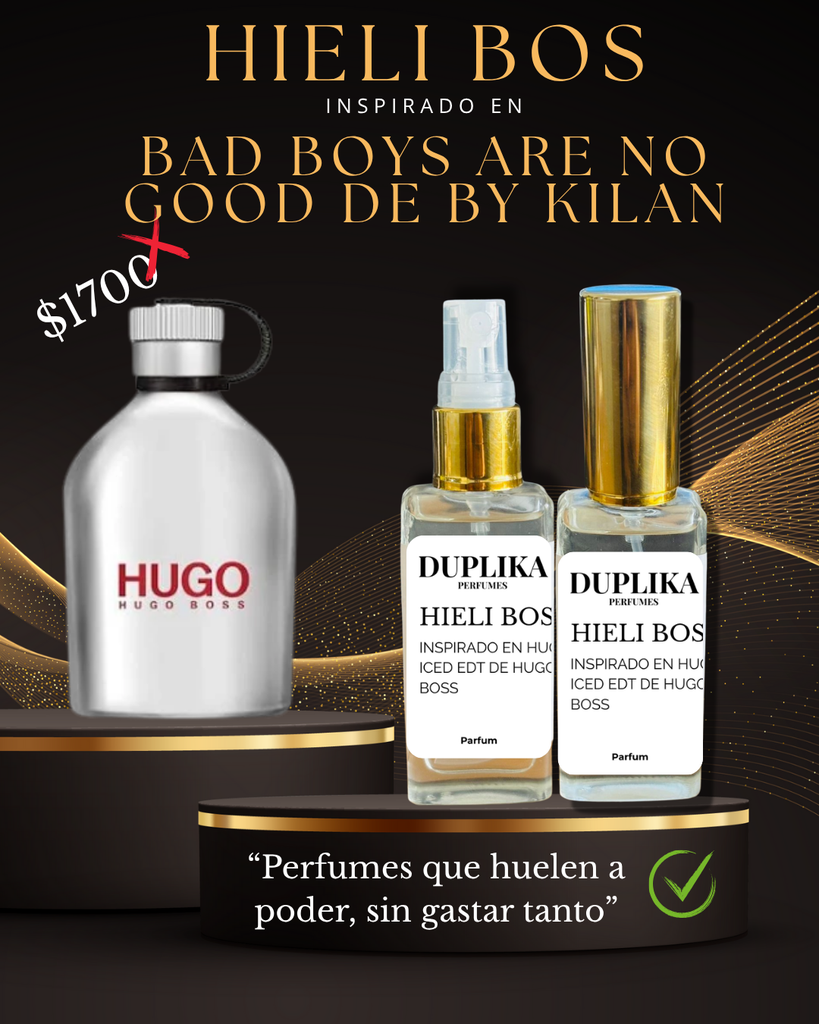 HIELI-BOS INSP. HUGO ICED EDT DE HUGO BOSS (CON NUESTRAS ETIQUETAS, 30 ML)