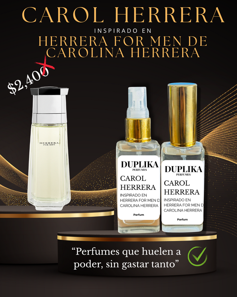CAROL HERRERA INSP. HERRERA FOR MEN DE CAROLINA HERRERA (CON NUESTRAS ETIQUETAS, 30 ML)
