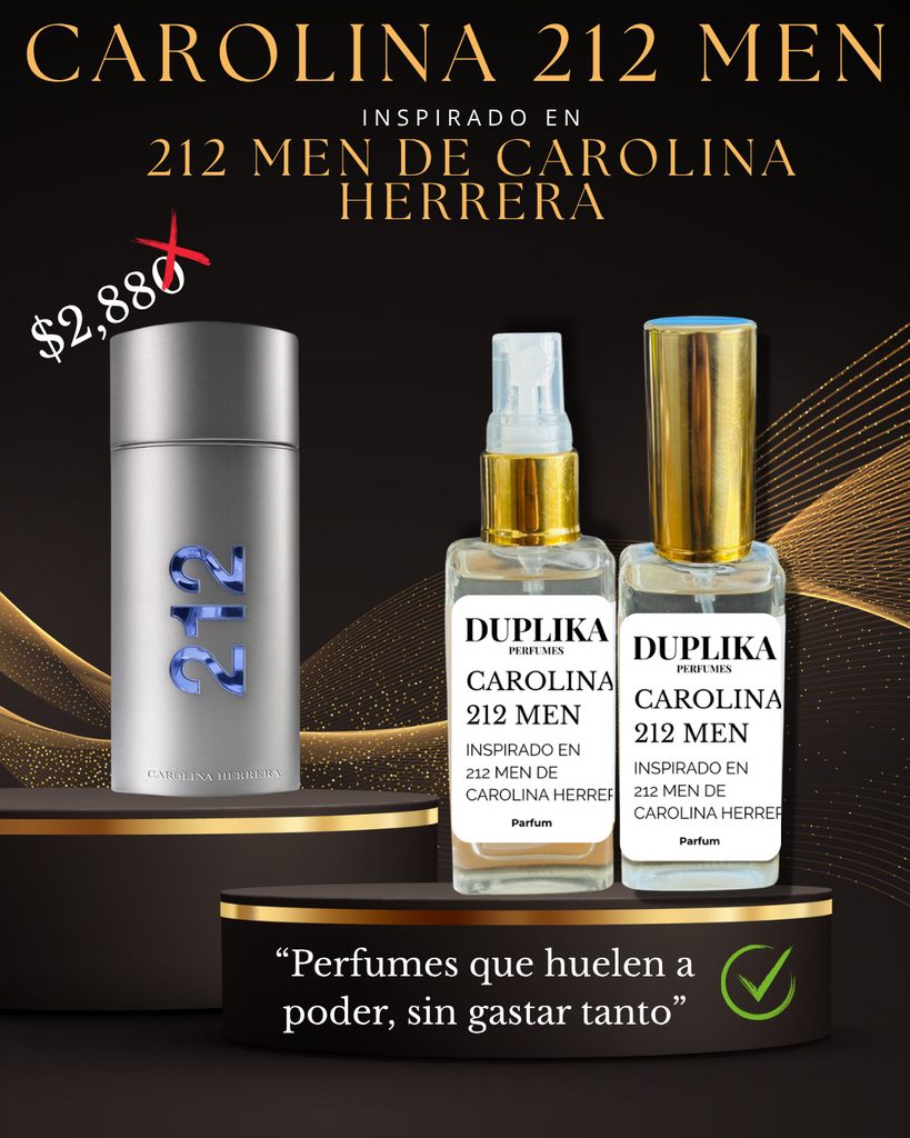 CAROLINA 212 INSP. 212 MEN DE CAROLINA HERRERA (CON NUESTRAS ETIQUETAS, 30 ML)