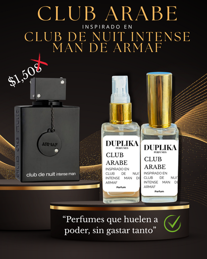 CLUB ARABE INSP. CLUB DE NUIT INTENSE MAN (CON NUESTRAS ETIQUETAS, 30 ML)