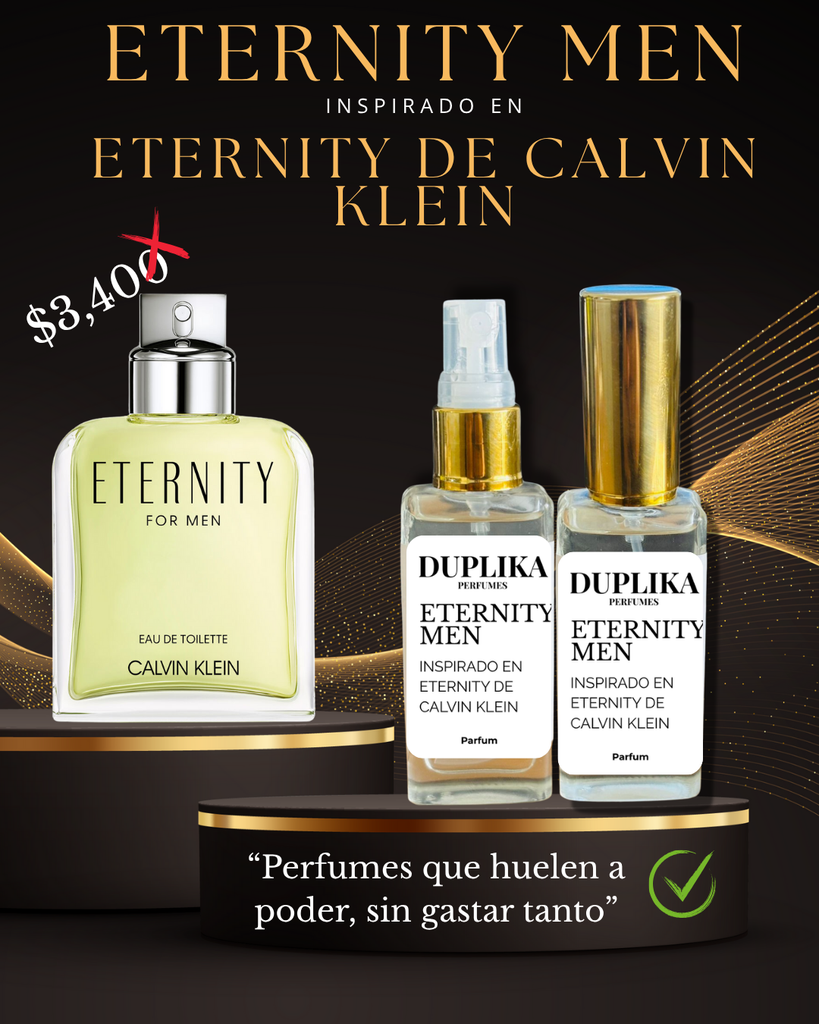 ETERNITY INSP. ETERNITY DE CALVIN KLEIN (CON NUESTRAS ETIQUETAS, 30 ML)
