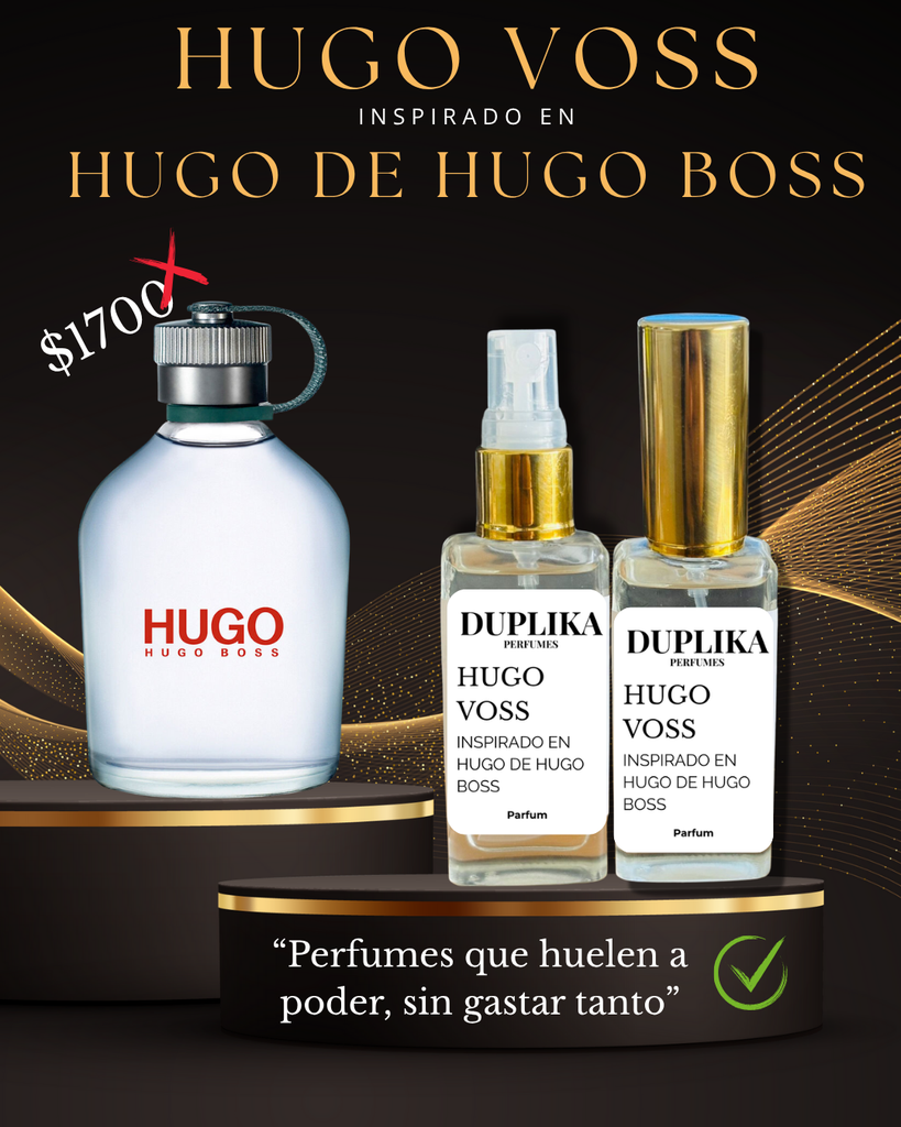 HUGO VOSS INSP. HUGO DE HUGO BOSS (CON NUESTRAS ETIQUETAS, 30 ML)