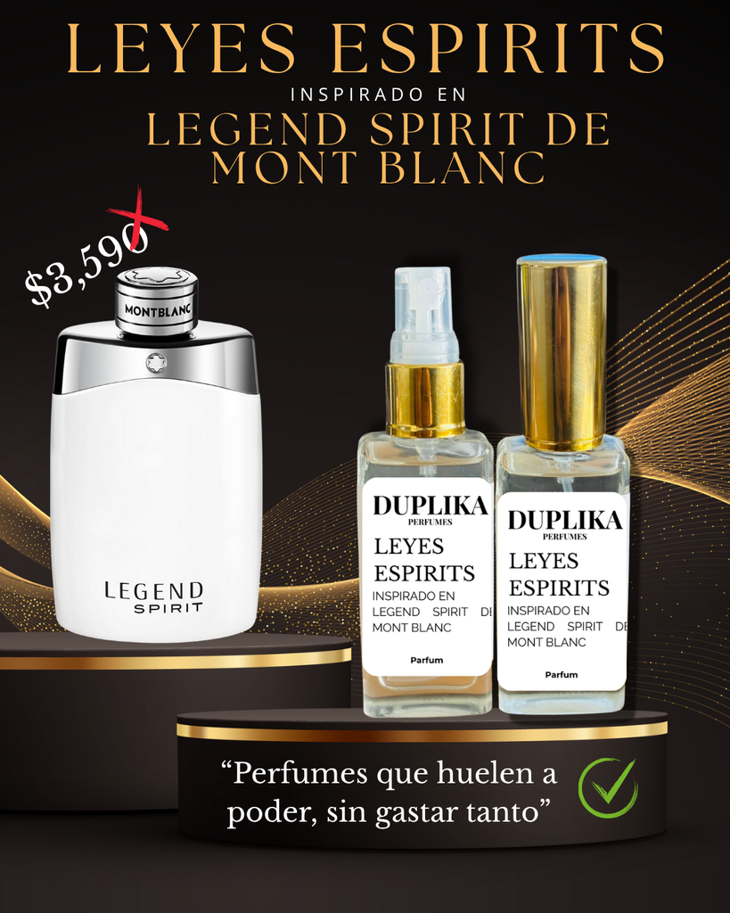 LEYES ESPIRITS INSP. LEGEND SPIRIT DE MONT BLAC (CON NUESTRAS ETIQUETAS, 30 ML)