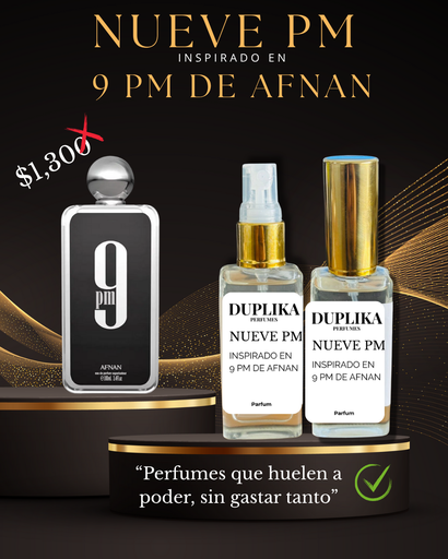 NUEVE PM INSP. 9PM DE AFNAN (CON NUESTRAS ETIQUETAS, 30 ML)