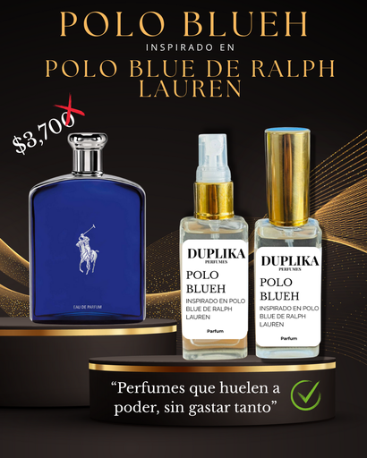 POLO BLUEH INSP. POLO BLUE DE RALPH LAUREN (CON NUESTRAS ETIQUETAS, 30 ML)