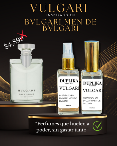 VULGARI INSP. BVLGARI DE BVLGARI (CON NUESTRAS ETIQUETAS, 30 ML)