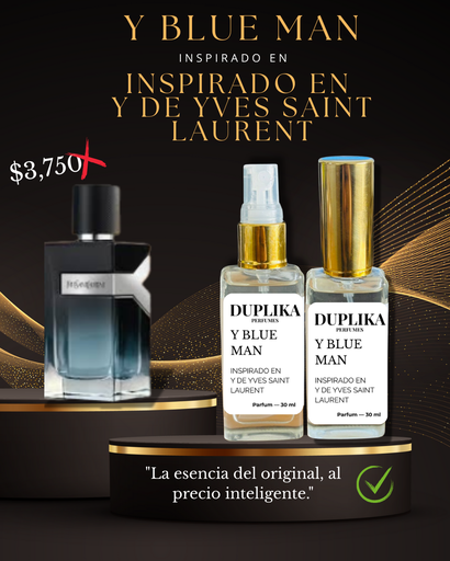 Y BLUE MAN INSP EN Y de Yves Saint Laurent (CON NUESTRAS ETIQUETAS, 30 ML)