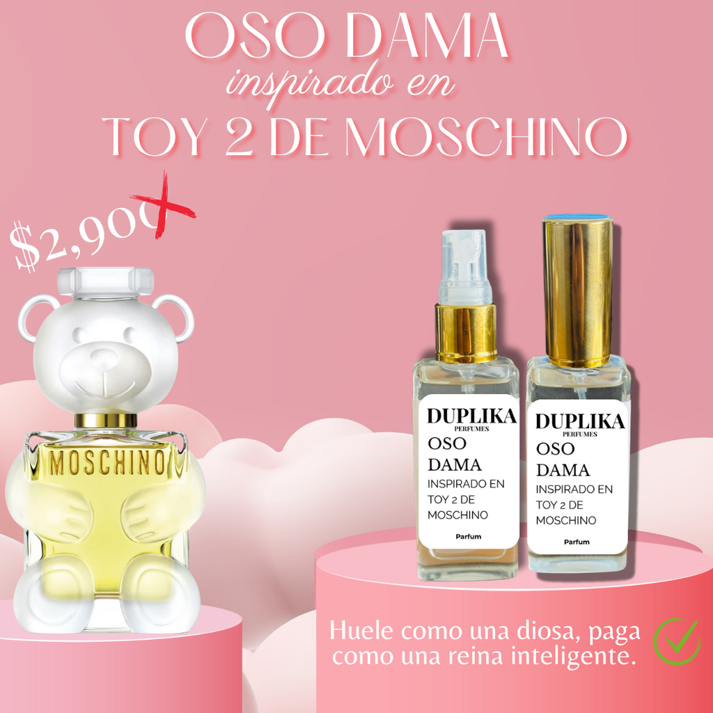 OSO DAMA INSP. TOY 2 DE MOSCHINO (CON NUESTRAS ETIQUETAS, 30 ML)